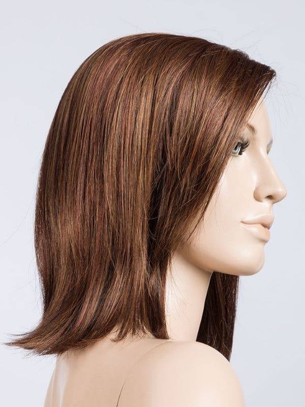 Perruque Flirt Mono Part : carré souple, frange latérale et bordure invisible extra longue