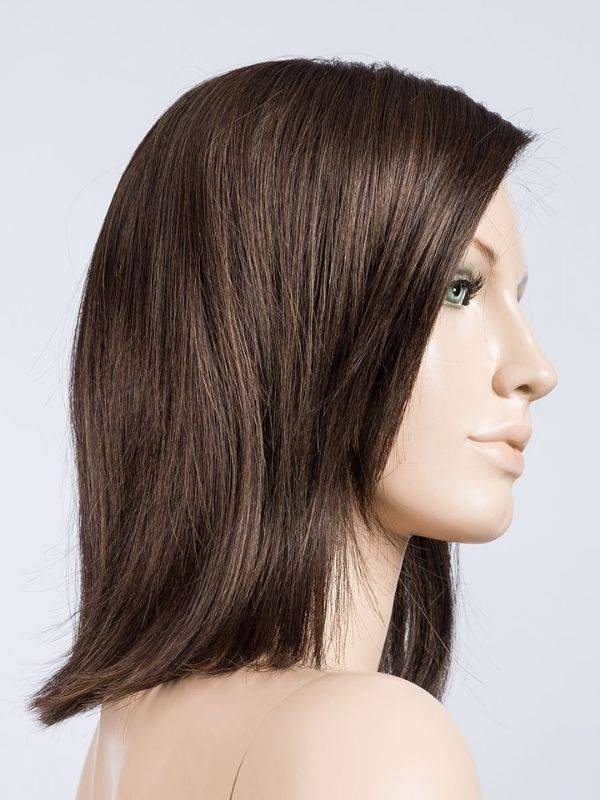 Perruque Flirt Mono Part : carré souple, frange latérale et bordure invisible extra longue