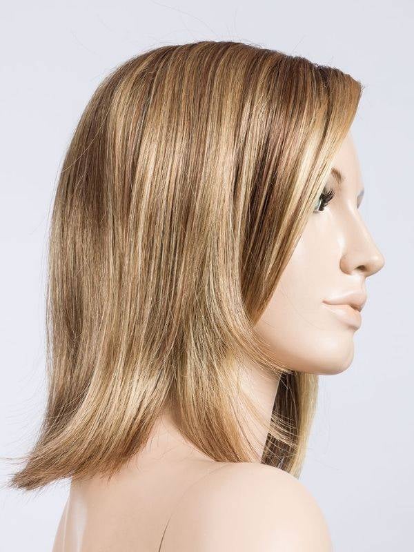 Perruque Flirt Mono Part : carré souple, frange latérale et bordure invisible extra longue