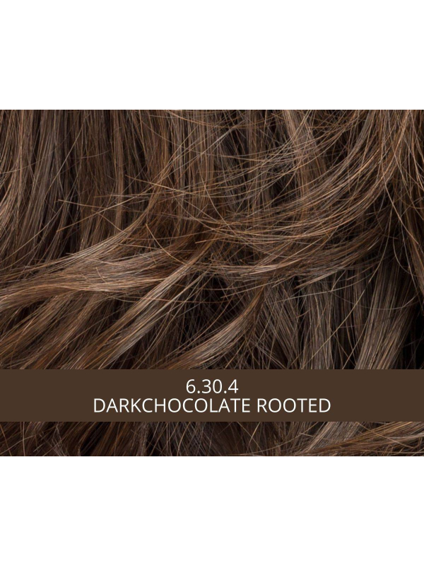 Perruque Flirt Mono Part : carré souple, frange latérale et bordure invisible extra longue