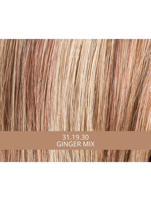 Perruque Flirt Mono Part : carré souple, frange latérale et bordure invisible extra longue