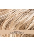 Perruque Raise rooted mix : coupe courte effilée dégradée, volume léger et effet racines foncées pour un rendu naturel.