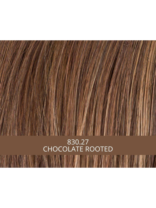 Perruque Sing Mono Part — carré court lisse, frange droite, couleur sandmulti rooted