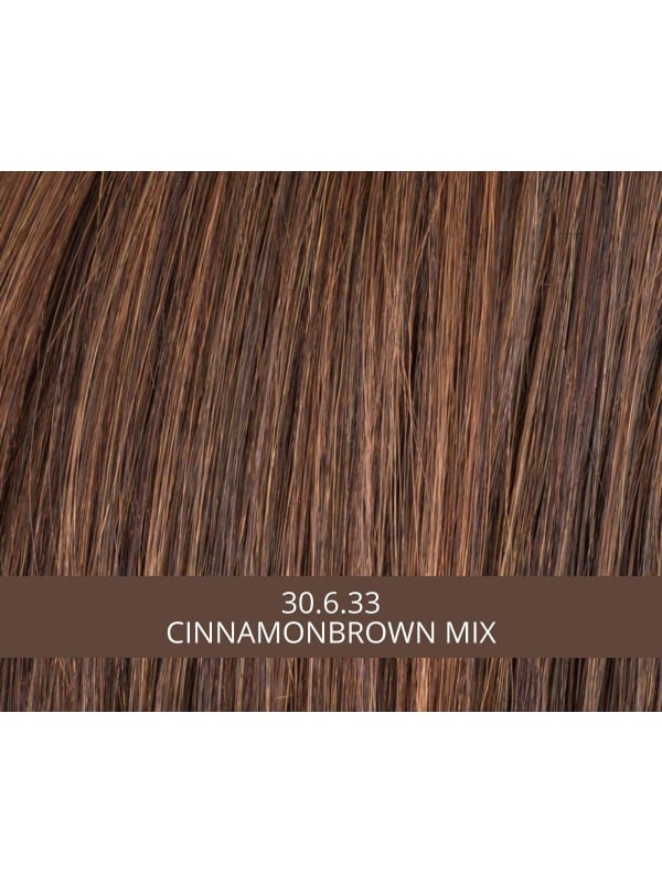 Perruque Sing Mono Part — carré court lisse, frange droite, couleur sandmulti rooted