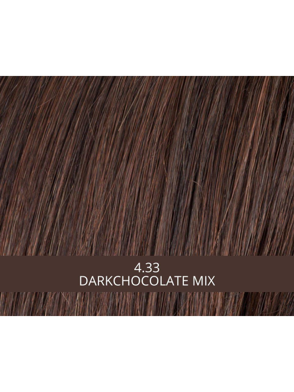 Perruque Sing Mono Part — carré court lisse, frange droite, couleur sandmulti rooted