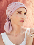 Turban Mila Christine Headwear en coton Supima Caretech® : bandeau modulable, doux et respirant, idéal en cas d’alopécie.