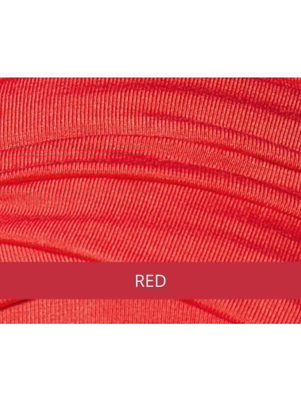 Turban Cora plissé en bambou, coloris vifs - Gisela Mayer