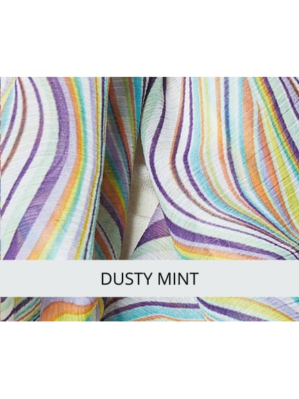 Olea — turban en bambou 100%, pans longs et motifs féminins pour un look élégant