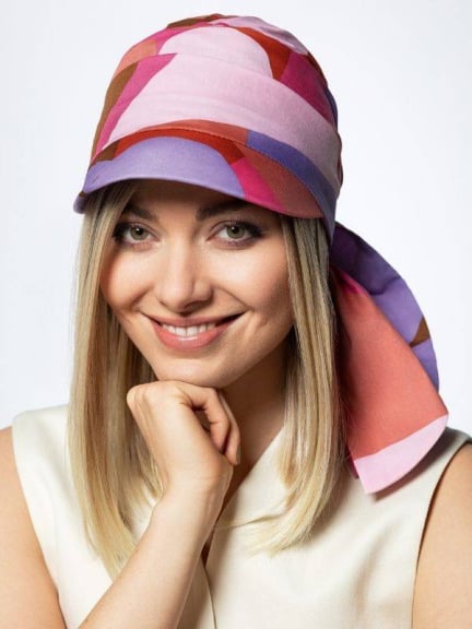 Casquette Nola Sun en 100% coton — Pans à nouer, coloris tendance