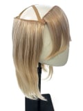 Couronne de cheveux synthétiques Go Lisse Gisela Mayer à porter sous bonnet ou turban pour plus de longueur et de volume.