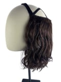 Couronne de cheveux synthétique ondulée Go Curly Gisela Mayer, pour plus de volume et de longueur sous bonnet ou turban