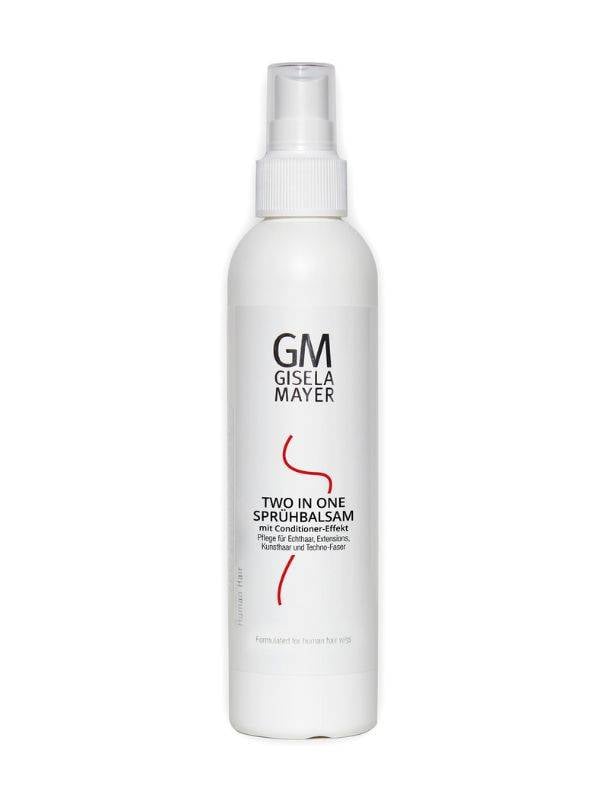 Soin Spray 2 en 1 Gisela Mayer : fixe la couleur, lisse et nourrit perruques et extensions sans rinçage