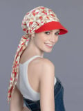 Casquette Capri Ellen Wille en coton respirant avec bandeau à nouer, accessoire 2-en-1 pour l’été