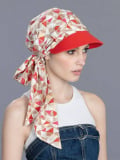 Casquette Capri Ellen Wille en coton respirant avec bandeau à nouer, accessoire 2-en-1 pour l’été