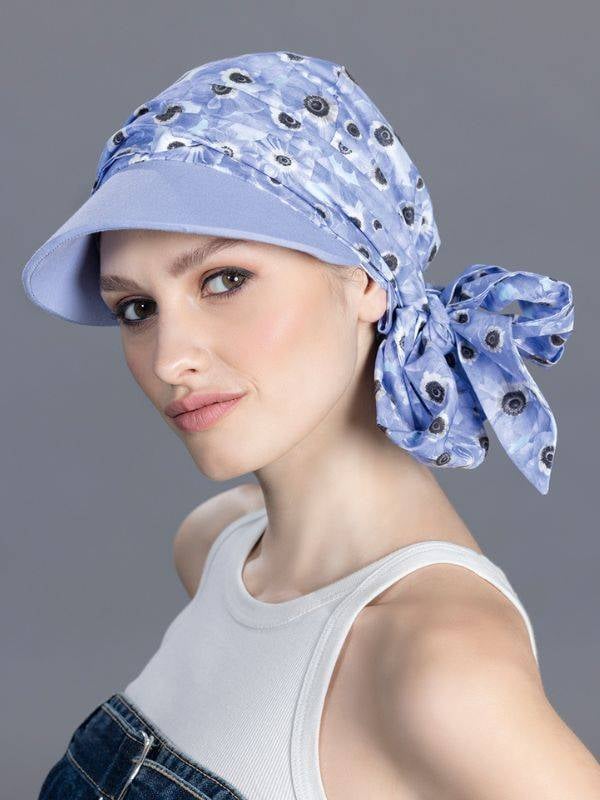 Casquette Capri Ellen Wille en coton respirant avec bandeau à nouer, accessoire 2-en-1 pour l’été