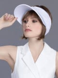 Casquette Mona Ellen Wille ouverte sur le dessus, coloris unis ou flashy, légère et confortable pour protéger le visage du solei