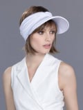 Casquette Mona Ellen Wille ouverte sur le dessus, coloris unis ou flashy, légère et confortable pour protéger le visage du solei