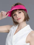 Casquette Mona Ellen Wille ouverte sur le dessus, coloris unis ou flashy, légère et confortable pour protéger le visage du solei