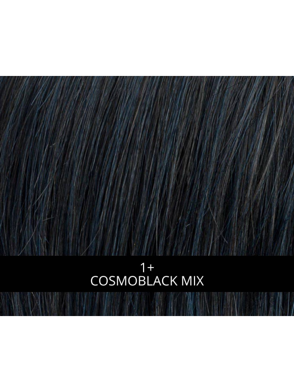 Admirez le petit carré Blues de Ellen Wille avec frange effilée et nuque dégradée