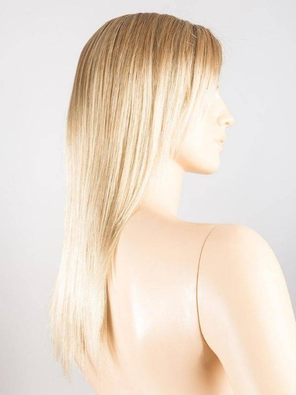 Sublimez Code Mono — perruque longue lisse, racines foncées (rooted) et balayage (mix)
