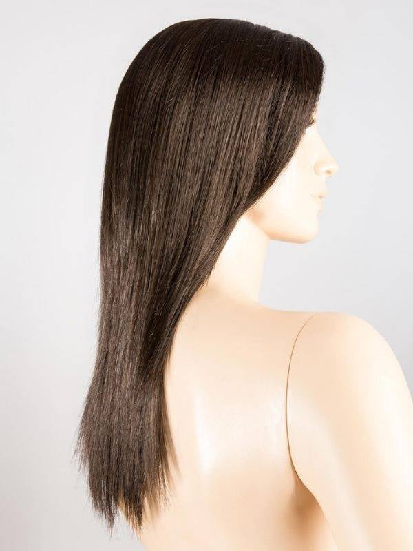 Sublimez Code Mono — perruque longue lisse, racines foncées (rooted) et balayage (mix)