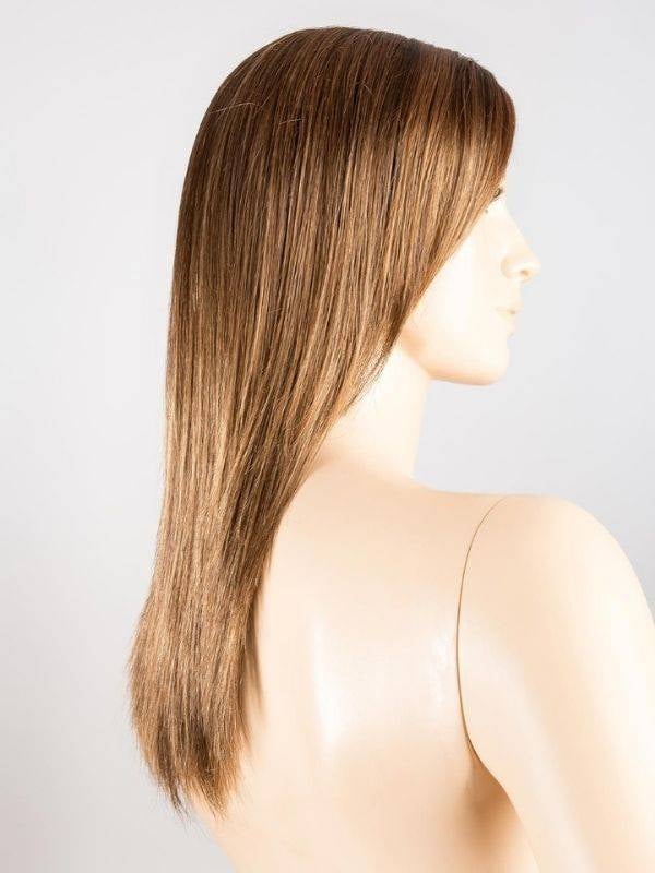 Sublimez Code Mono — perruque longue lisse, racines foncées (rooted) et balayage (mix)