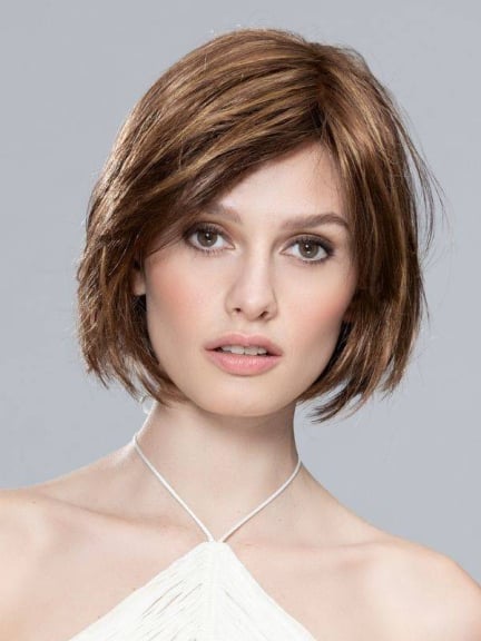 Fresh Mono Part — Perruque carré dégradé lisse avec frange latérale