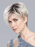 Perruque Jump Mono Ellen Wille : coupe courte asymétrique, effet naturel, bordure frontale invisible extra-longue