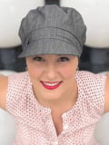Casquette Gavroche MMParis en coton, élégante et confortable, idéale pour se protéger du soleil et du froid.