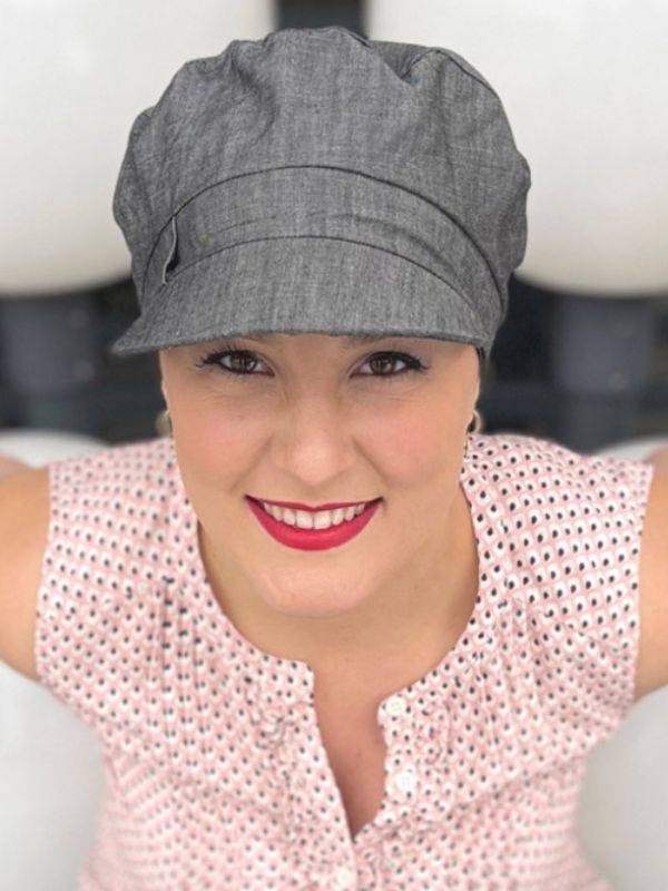 Casquette Gavroche MMParis en coton, élégante et confortable, idéale pour se protéger du soleil et du froid.
