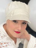 Casquette Gavroche MMParis en coton, élégante et confortable, idéale pour se protéger du soleil et du froid.