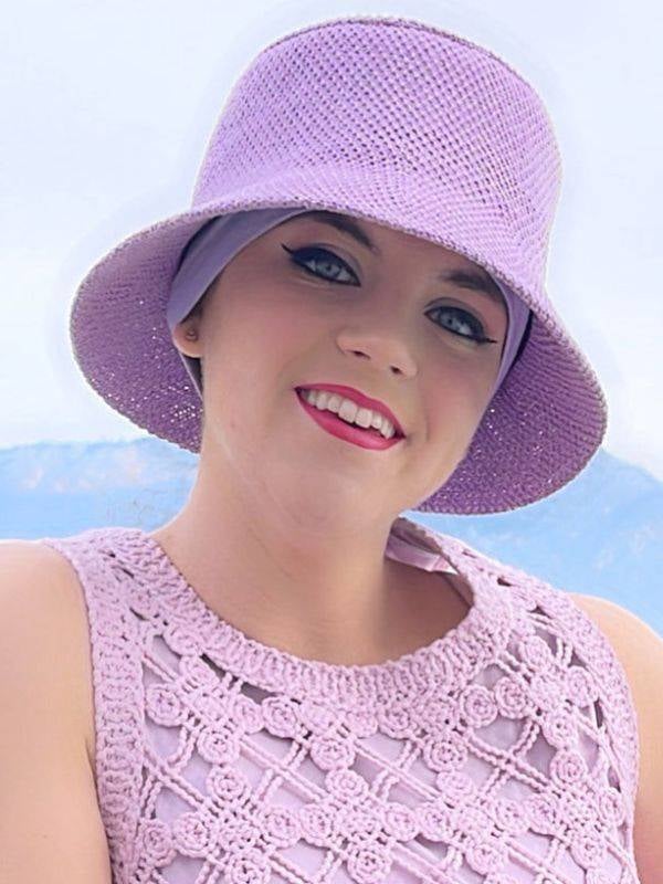 Chapeau Marie MM Paris 90% papier : léger, couleurs vives, parfait pour la saison printemps-été