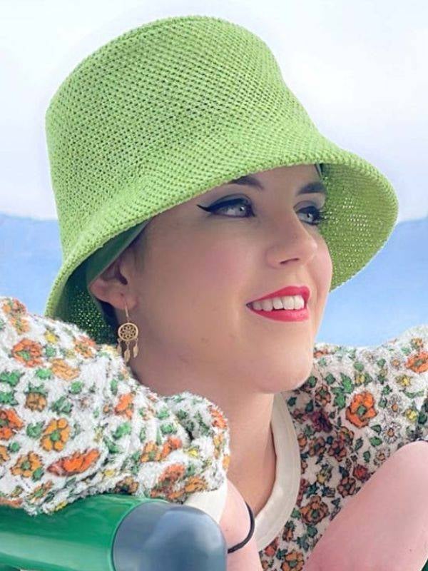 Chapeau Marie MM Paris 90% papier : léger, couleurs vives, parfait pour la saison printemps-été