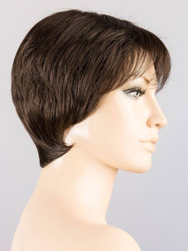 Perruque Select Soft Ellen Wille : coupe courte lisse, volume naturel, tulle frontal extra-long invisible, monture confort médic