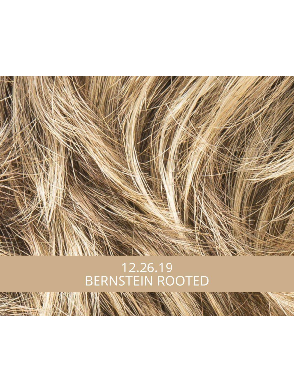 Lucky Mono Part — Perruque carré naturelle, frange latérale et tulle cinéma