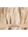 Perruque Arrow Mono Part longue bouclée, cheveux doux et soyeux, bordure invisible extra-longue pour un effet naturel