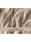 Perruque Dance Mono Part Perucci Ellen Wille : carré wavy bouclé au rendu naturel, douceur et mouvement, effet rooted/mix/tipped