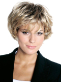 Perruque Torino Gisela Mayer mi-longue synthétique avec frange, volume naturel et effet cheveux réels