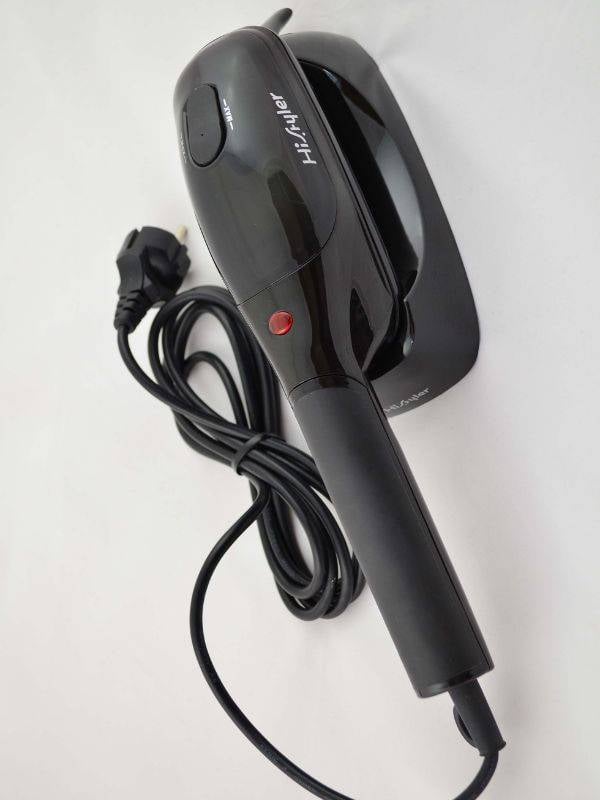 Hi-Styler Herzig Interlook : appareil vapeur léger pour perruques en fibre synthétique, buse inclinée, support et gobelet gradué