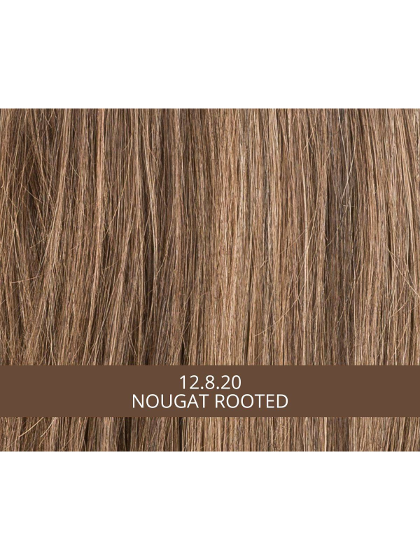 Admirez Delicate Plus - carré mi-long 26 cm en cheveux 100% Remy, tulle frontal naturel