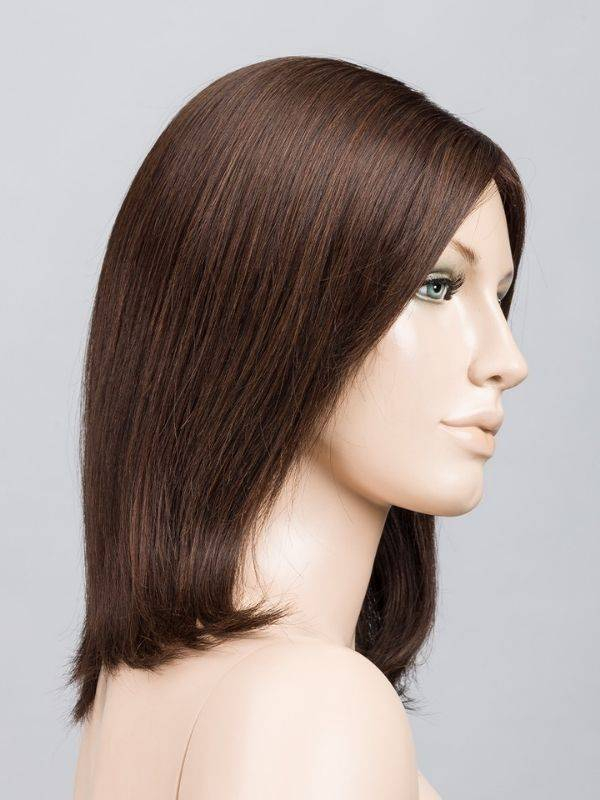 Nuance Deluxe — perruque mi-longue 100% Remy, bonnet fait main, bordure frontale invisible