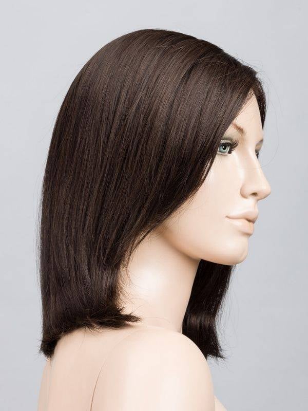 Nuance Deluxe — perruque mi-longue 100% Remy, bonnet fait main, bordure frontale invisible