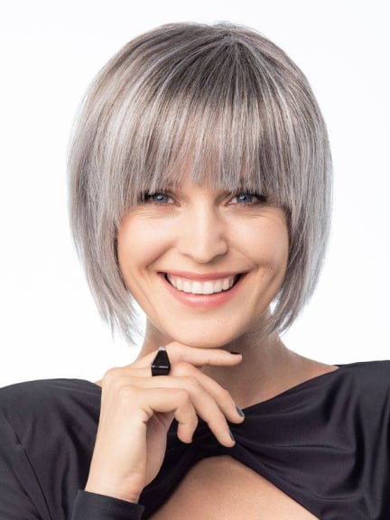 Magic Date — Perruque mi-longue bob à frange droite | Gisela Mayer