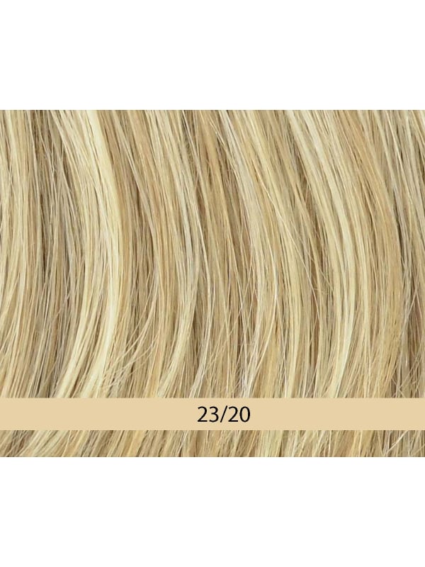 Perruque Magic Date Gisela Mayer : carré bob mi-long, frange droite, fibre synthétique thermo 160°C, effet naturel et discret.
