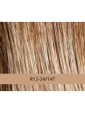 Perruque Chloé NJ Création mi-longue ondulée, frange sur le côté, tulle frontal discret et maintien Antiglisse