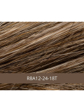 Perruque Coco NJ Création : coupe courte lisse avec frange, fibre synthétique effet naturel, tulle frontal discret, antiglisse