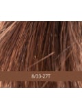 Perruque Diane NJ Création : coupe courte effilée avec frange, fibre synthétique effet naturel, bordure tulle et maintien antigl