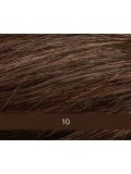 Perruque Frimousse NJ Création : coupe courte plongeante effilée, bordure tulle discrète, fibre synthétique NJ et maintien Antig
