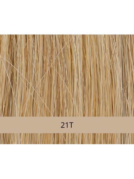 Perruque Karen NJ Création — coupe courte lisse, tulle frontal, fibre résistante 180°C