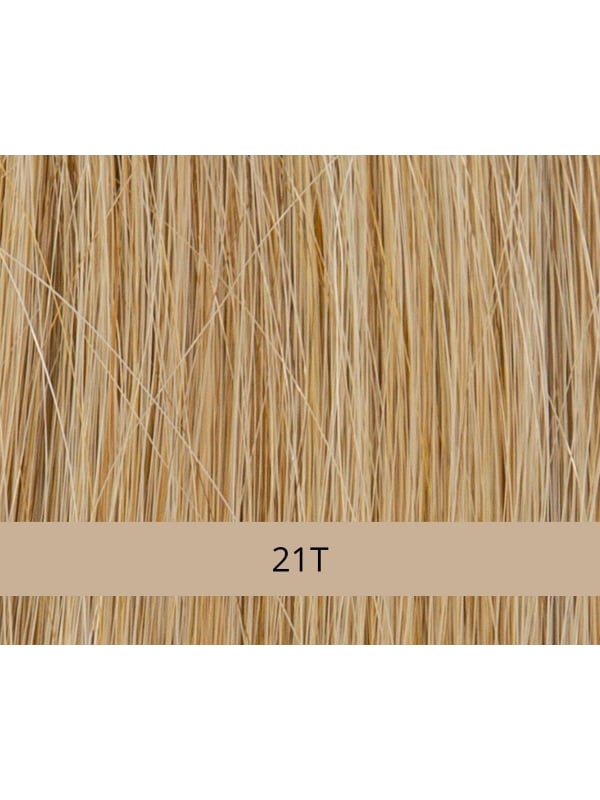 Perruque Karen NJ Création : coupe courte lisse, fibre thermo 180°C, bordure tulle discrète et maintien antiglisse confortable.